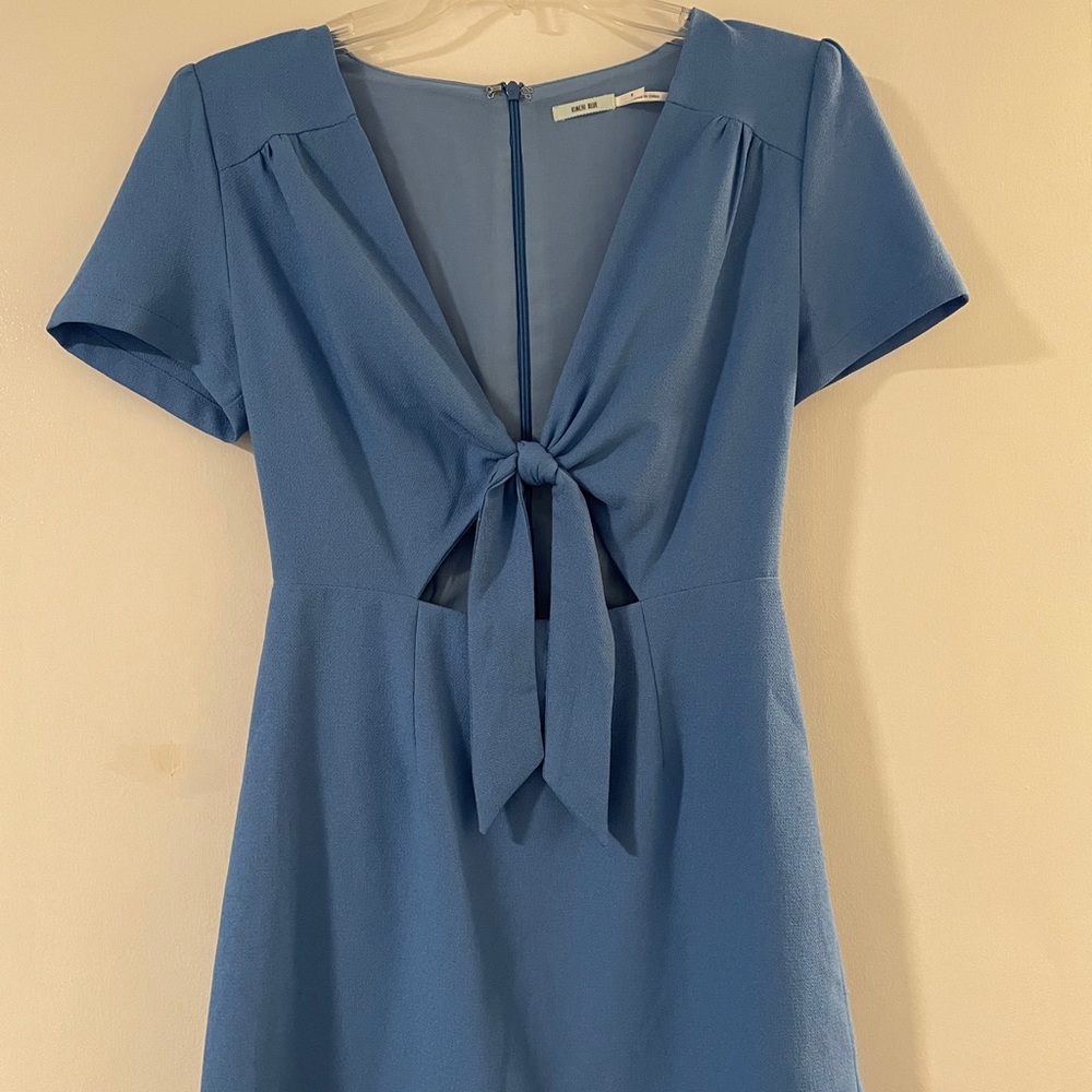 Urban Outfitters Blue Tie-Front Dress
